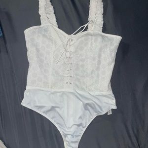 bodycon lace bodysuit